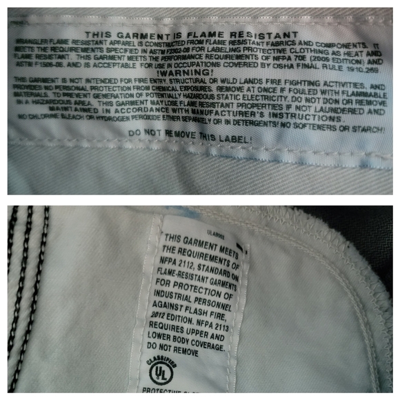 Wrangler MVM FR13 Original Flame Resistance Men's Work Blueb Jeans Sz 36 X 36 - Picture 11 of 12